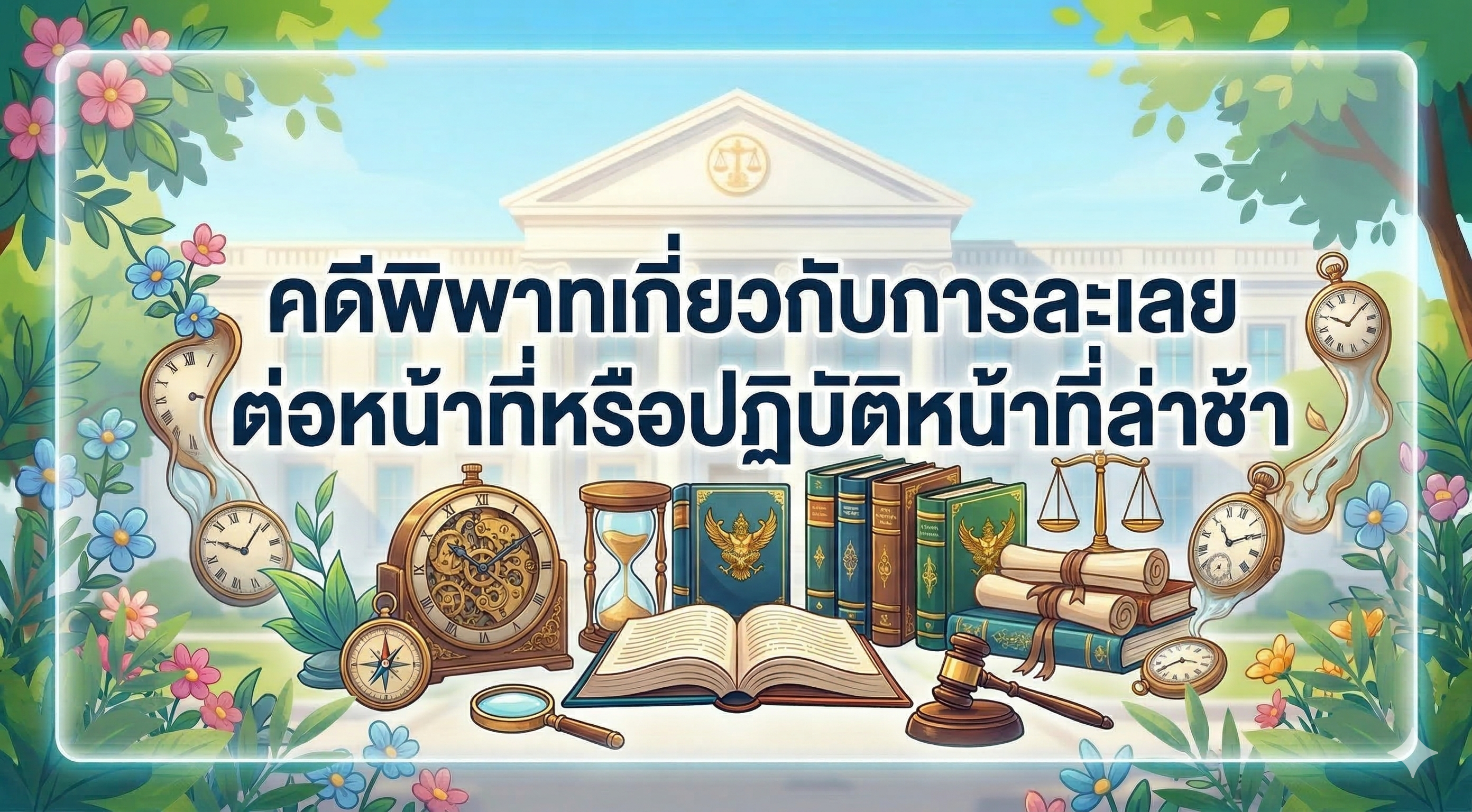 คดีพิพาทเกี่ยวกับการละเลยต่อหน้าที่หรือปฏิบัติหน้าที่ล่าช้า OAC287