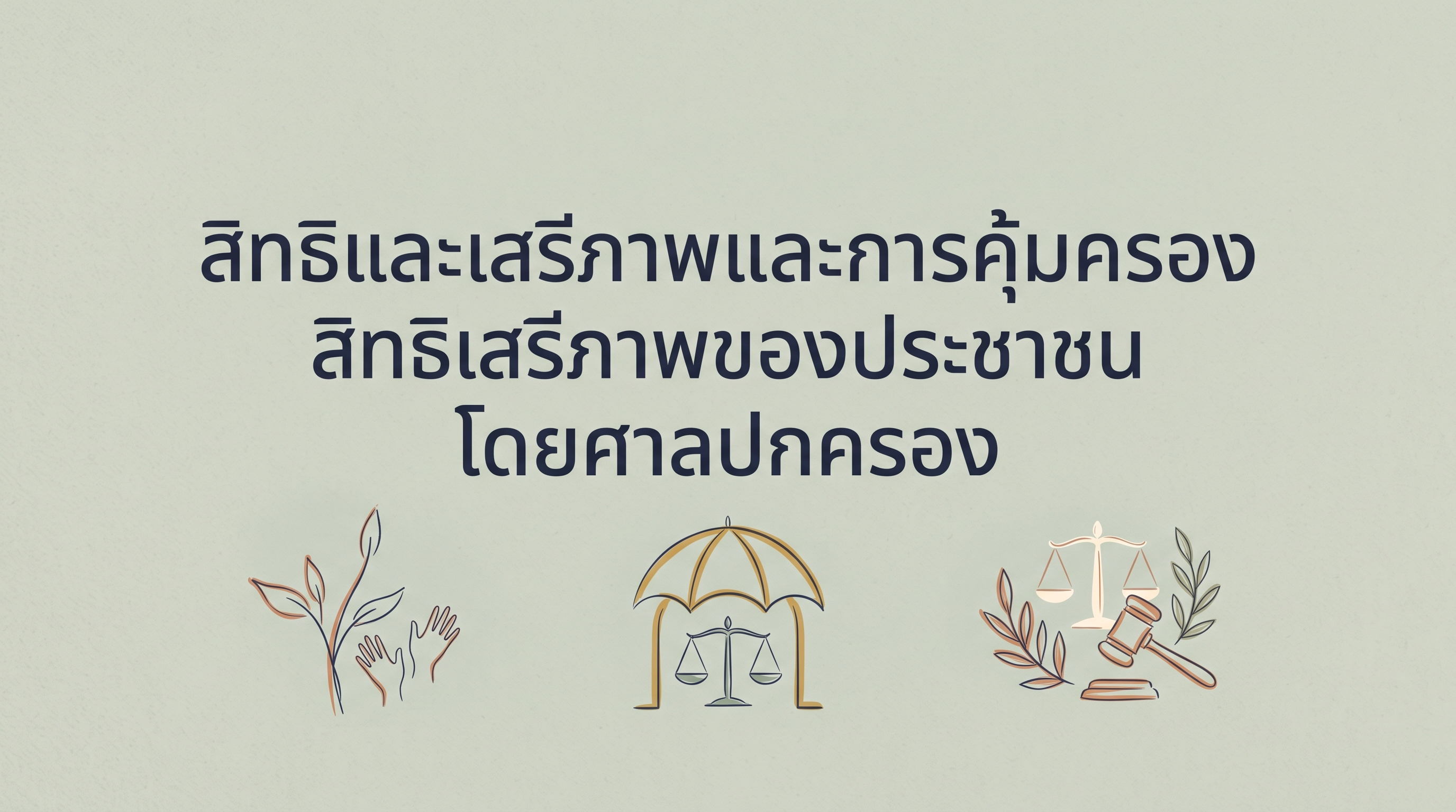 สิทธิและเสรีภาพและการคุ้มครองสิทธิเสรีภาพของประชาชนโดยศาลปกครอง OAC303